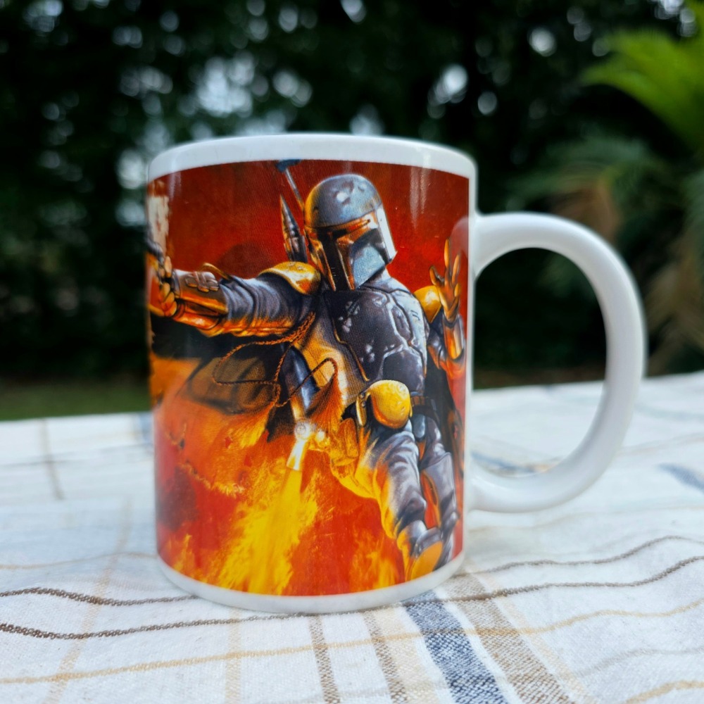 Star Wars Mug Boba Fett and Han Solo 2011 Coffee Mug Cup